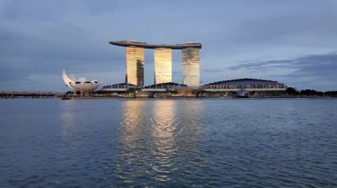 Marina Körfezi, Singapur, 0 - 09 Haziran 2024: Marina Körfezi Sahil Gezintisi