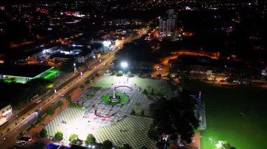 Batu Pahat, Johor, Malaysia - May 29 2024: People gather at Dataran Penggaram