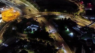 Bukit Bintang, Kuala Lumpur, Malaysia - Dec 07 2024: City street with a lot of traffic and a lot of lights
