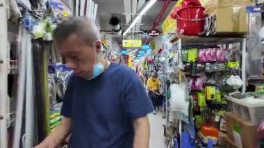 China Town, Singapore - Jul 17 2024: A store with items on the shelves at People's Park Centre
