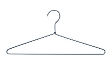 3D asma giysileri için basit metal askı