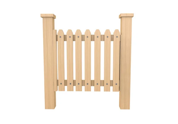 開けることができる木製の門 — ストック写真