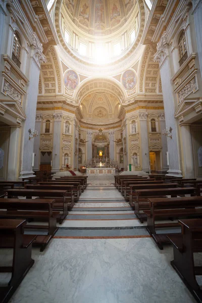 Naples Italy February 2023 Exterior Interior Christian Basilica Incoronata Madre — Stock Photo, Image