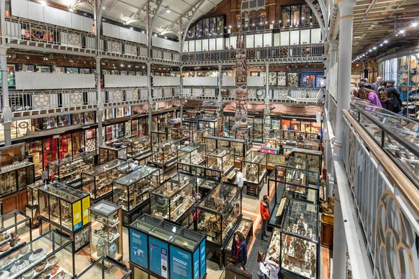Interior Pitt Rivers Museum Oxford Oxfordshire March 2023 — Stock Photo, Image