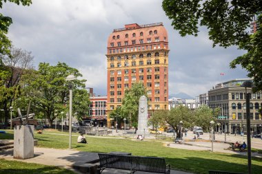 Vancouver, British Columbia, Kanada 'daki Dominium Binası 30 Mayıs 2023