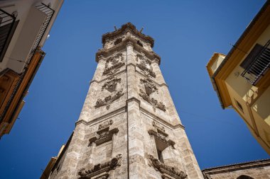 25 Ağustos 2023 'te İspanya' nın Valencia kentindeki Santa Catalina Kulesi 'ne yakın.