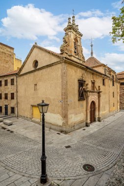 İspanya 'nın tarihi Salamanca bölgesindeki True Cross Kilisesi, 16 Ekim 2023
