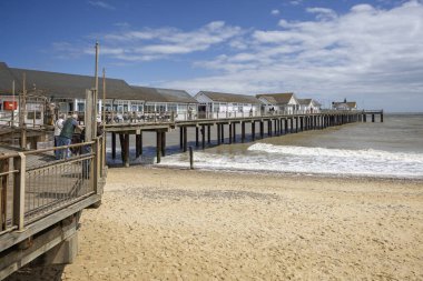 Southwold İskelesi, Southwold, Suffolk, İngiltere, 14 Haziran 2024