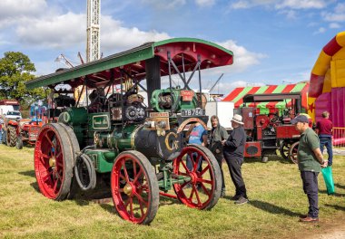 Garrett Traktör 34789, Cornish Star, 14 Eylül 2024 'te Somerset, İngiltere' deki Frome Cheese Show 'da sergileniyor.