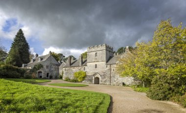 Cotehele Hanedanı 'nın sonbahar renkleri, Saltash, Cornwall, İngiltere 23 Ekim 2024