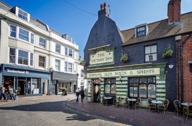The Lanes, Brighton, Sussex, İngiltere 'deki Zafer Oteli 28 Nisan 2025
