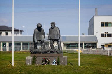 7 Haziran 2025 'te İzlanda, İzlanda' da kaybolan denizcilerin anıtı.