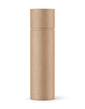 Craft Tube Mockup - 3D Illustration Isolated on White