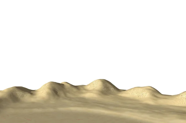 タイトルのための抽象的な砂漠 3Dレンダリング — ストック写真