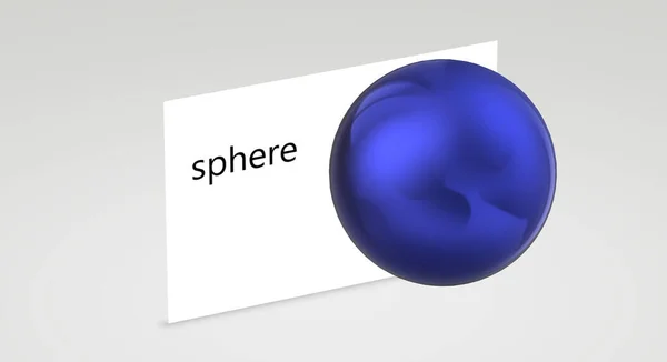 Education Children Figure Sphere Rendering — Stock Photo, Image