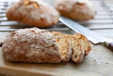 Ev yapımı, iki kez pişirilmiş bisküvi, cantuccini kurabiyesi.