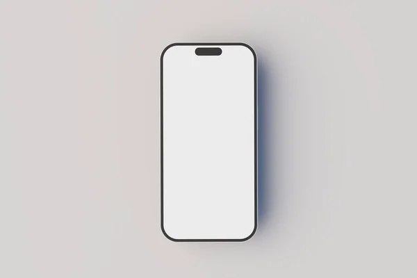 Isometric Minimal Phone Levitating Mockup Rendering 로열티 프리 스톡 이미지