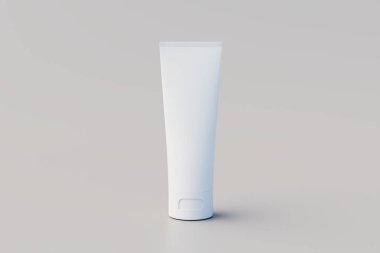 Cosmetic Cream Tube Packaging Multiple Tubes Mockup. 3D Illustration