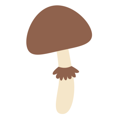 Mantar zehirli orman bitkisi simgesi