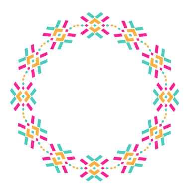 Soyut kabile renk deseni