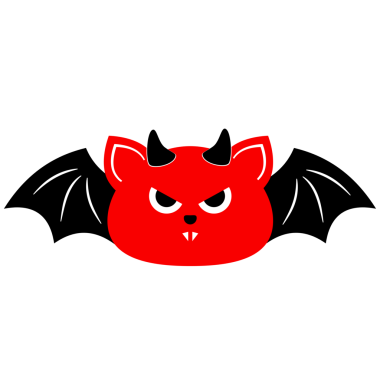 Şeytan Kedi Cadılar Bayramı ikonu