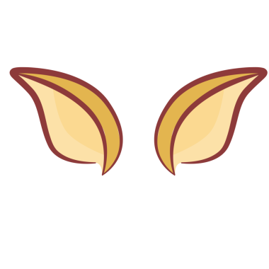 Hayvan kulak Cadılar Bayramı maskesi