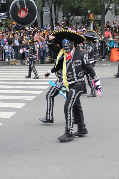 Ciudad México México Oct 2022 Desfile Del Día Los Muertos —  Fotos de Stock