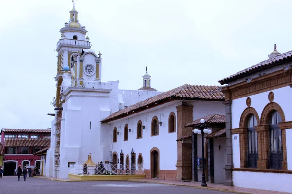 Chignahuapan Puebla Μεξικό Σεπτέμβριος 2014 Plaza Armas Ένα Πολύχρωμο Ξύλινο — Φωτογραφία Αρχείου