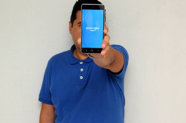 Mexico City, Meksika - 9 Kasım 2022 Amazon 'un yayın platformu, dizi ve film izlemek için Prime Video Meksika' da fiyatlara zam yapacak