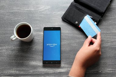 Mexico City, Meksika - 9 Kasım 2022 Amazon 'un yayın platformu, dizi ve film izlemek için Prime Video Meksika' da fiyatlara zam yapacak