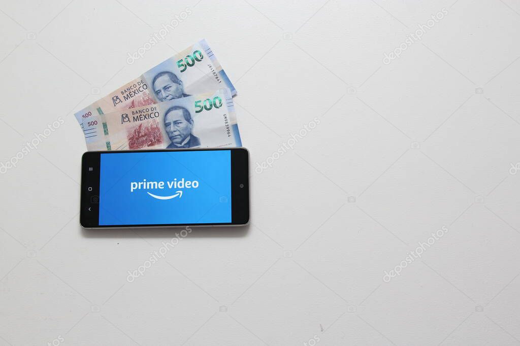 Ciudad de México, México Nov 9 2022 La plataforma de streaming de Amazon, Prime Video para