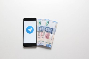 Mexico City, Mexico - 9 Kasım 2022: Telgraf Premium Mesaj Uygulaması Bir Milyon Aboneliği Aştı, Sosyal Medya Aboneliğinin Başarısı Planı