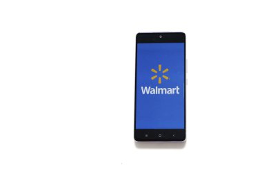 Mexico City, Mexico - Nov 9 2022: Walmart Mexico Supermarket optimizes its mobile application to reach more customers who shop online
