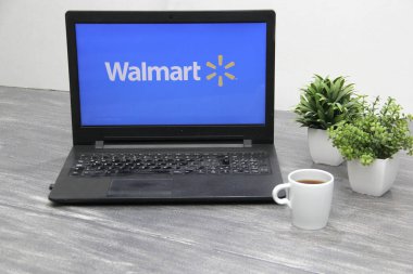 Mexico City, Mexico - Nov 9 2022: Walmart Mexico Supermarket optimizes its mobile application to reach more customers who shop online
