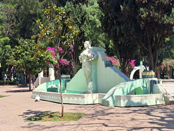 Mexico City, Mexico - 24 Nisan 2023: Condesa mahallesi seçkinleşiyor, yüksek satın alma gücü olan birçok yabancı Meksika başkentinde kalmaya geldi ve şimdi her şey İngilizce.