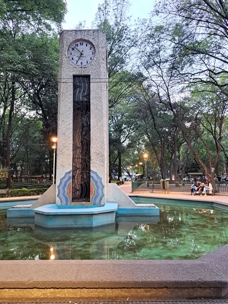 Mexico Mexique Avril 2023 Quartier Condesa Est Gentrifiant Nombreux Étrangers — Photo