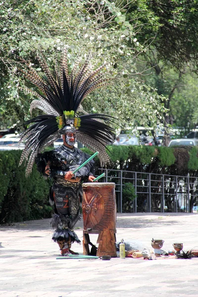 Cidade México México Agosto 2023 Amostra Dança Pré Hispânica Canções — Fotografia de Stock