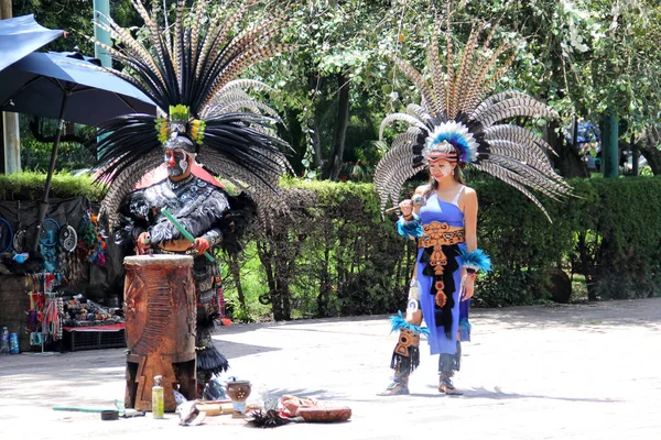 Mexico City Mexico August 2023 Sample Pre Hispanic Dance Songs — Stock Photo, Image