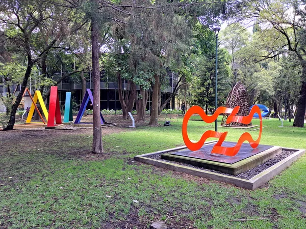 Cidade México México Agosto 2023 Sculptures Modern Art Museum Mam — Fotografia de Stock