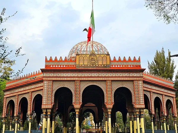 Mexiko Stadt Mexiko Januar 2024 Der Maurische Kiosk Der Alameda lizenzfreie Stockfotos
