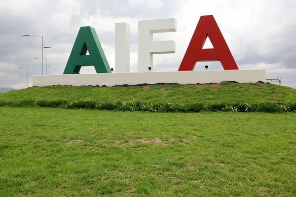 stock image Mexico State, Mexico - Jul 28 2023: The Felipe Angeles AIFA International Airport in the metropolitan area of the Valley of Mexico, formerly Santa Lucia Military Air Base in Zumpango