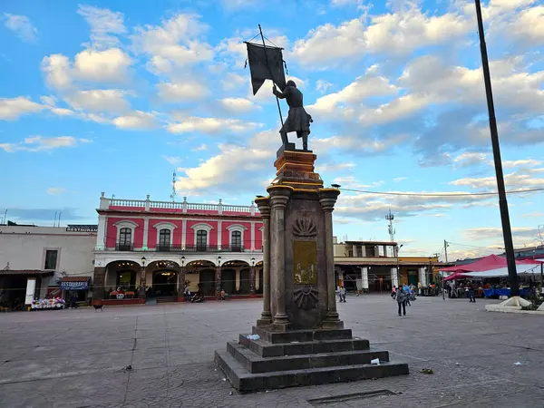 stock image Otumba, Edomex, Mexico - Feb 14 2024: Otumba, magical town in the state of Mexico, important for donkeys, obsidian and pulque