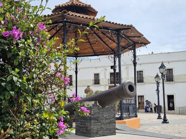 Zempoala, Hidalgo, Mexico - Feb 14 2024: Magical Mexican town Zempoala in the state of Hidalgo with cultural tourism is the main attraction clipart