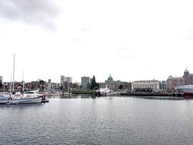 Victoria Adası 'nın iç limanı, Vancouver Kanada' daki British Columbia 'nın başkenti, deniz yaşamı ve seyahatleriyle ünlüdür.