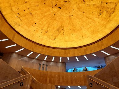 Mexico City, Mexico - 2 Ağustos 2023: Meksika görsel sanatların önemli bir koleksiyonuna ev sahipliği yapan CDMX Modern Sanatlar Müzesi