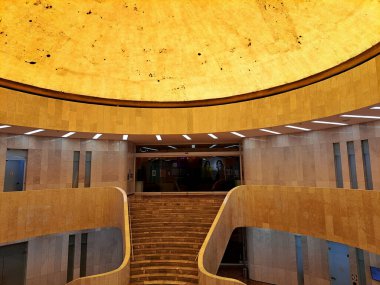 Mexico City, Mexico - 2 Ağustos 2023: Meksika görsel sanatların önemli bir koleksiyonuna ev sahipliği yapan CDMX Modern Sanatlar Müzesi