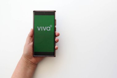 Mexico City, Mexico - 22 Şubat 2025 Viva, eski adıyla Viva Aerobus uygulaması ve internetten satın alabileceğiniz düşük maliyetli bir Meksika havayolu şirketi.