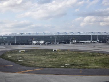 Zumpango, Meksika Eyaleti - 26 Ekim 2024: Felipe Angeles Uluslararası Havalimanı AIFA, Meksika 'ya hizmet veren ikinci havaalanıdır.