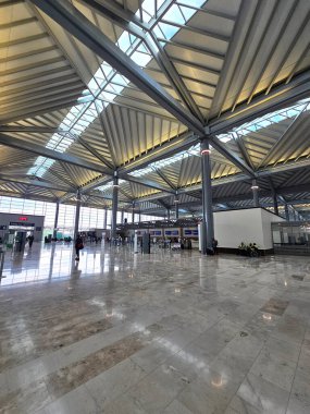 Zumpango, Meksika Eyaleti - 26 Ekim 2024: Felipe Angeles Uluslararası Havalimanı AIFA, Meksika 'ya hizmet veren ikinci havaalanıdır.