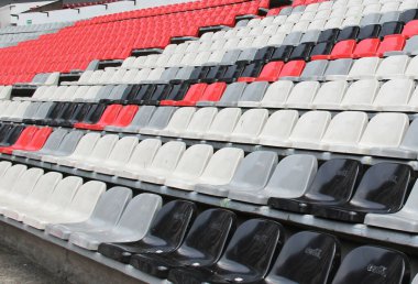 Mexico City, Mexico - 16 Ağustos 2015: Azteca Stadyumu veya Mexico City 'deki Banorte sahası, Amerika futbol takımının ve Meksika milli takımının evi